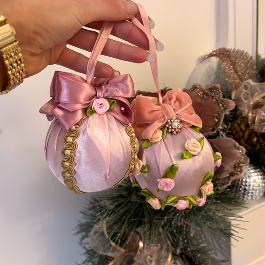 Pink Christmas Tree Ornaments